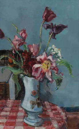 RUDOLF ZENDER — Blumenstillleben. — Koller Auktionen