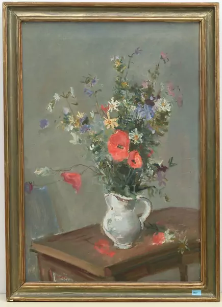 Rudolf Zender — Stillleben mit Mohn. — Schuler Auktionen