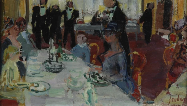 Rudolf Zender — Im Restaurant
