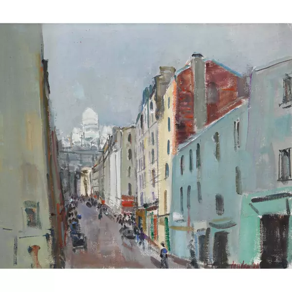 "Rue de Chartres, avec Sacré Coeur"