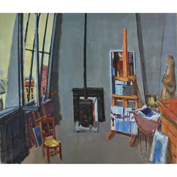 "Atelier im Morgenlicht"