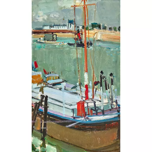 Schiffe auf der Seine