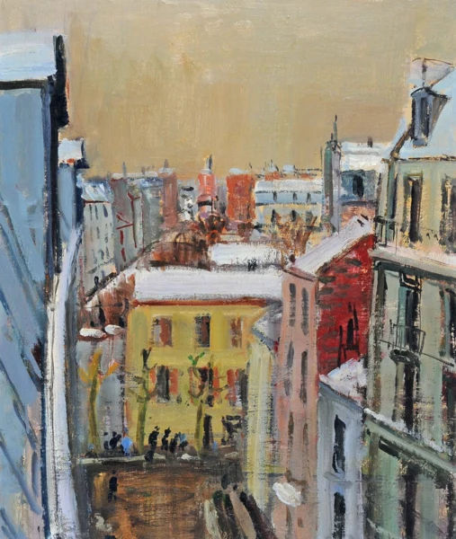 Rudolf Zender — Dächer von Paris, 1952