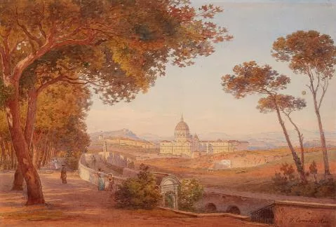 Salomon Corrodi — Blick auf Rom