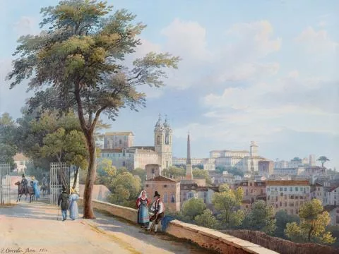 Salomon Corrodi — Blick auf Rom