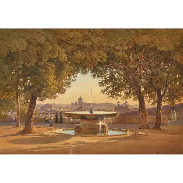 La fontana di Villa Medici