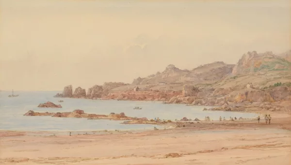 Salomon Corrodi — Bord de mer,