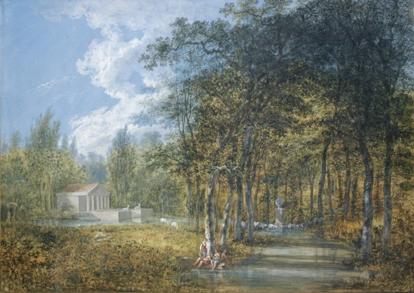 Salomon Gessner — ARKADISCHE LANDSCHAFT, 1785ARCADIAN LANDSCAPE, 1785