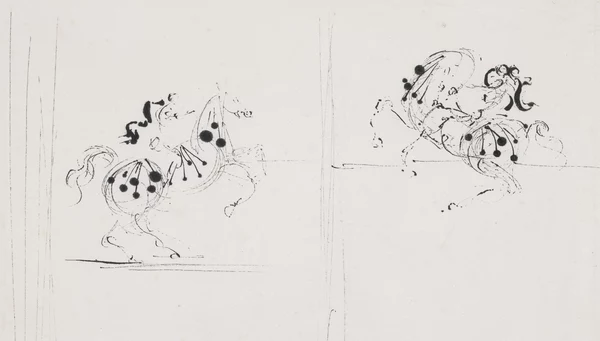 salvador dali — Deux cavaliers