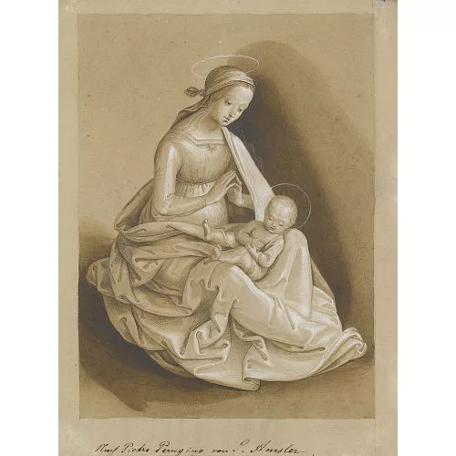 Samuel Amsler — Muttergottes mit Kind.