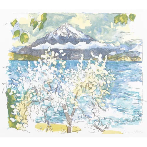 Samuel Buri — Thunersee mit Niesen.
