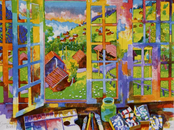 Samuel Buri — Des Künstlers Fenster, 1984