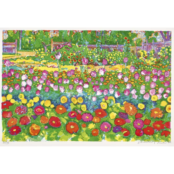 Samuel Buri — Blumen im Garten.