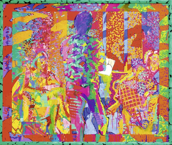 Samuel Buri — Les demoiselles de Montreux et leur peintre, gemustert, 1982