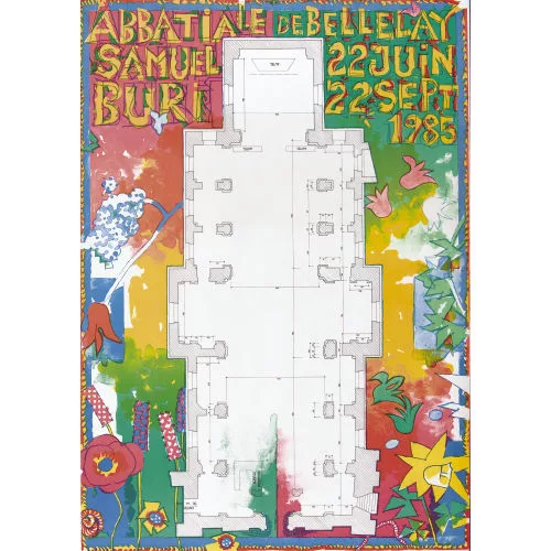 Samuel Buri — "Abbatiale de Bellelay 1985".