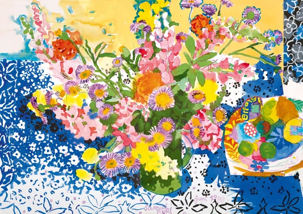 Samuel Buri — Blumenstrauss, 1988