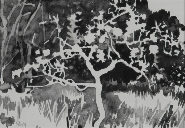 Samuel Buri — Poirier en fleur, 1974