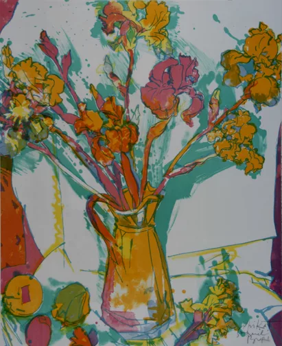 Samuel Buri — Blumenstillleben