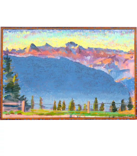 Samuel Buri — Eiger, Mönch und Jungfrau früh morgens