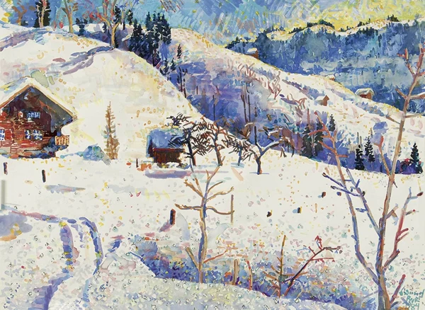 Samuel Buri — Habkern im Winter, 1984