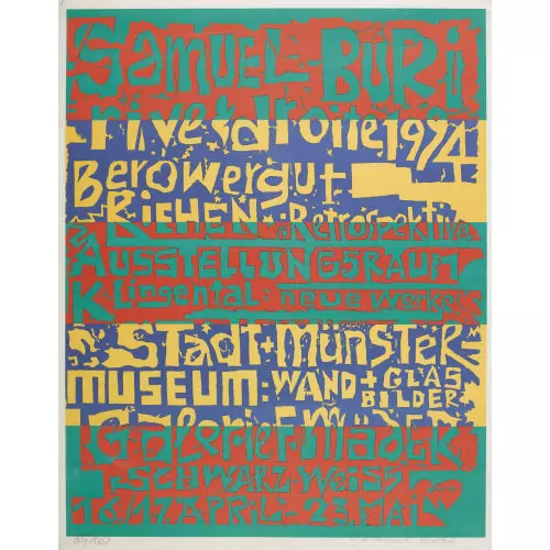 "Samuel Buri rive droite 1974..."