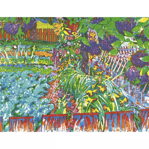 Gartenausschnitt