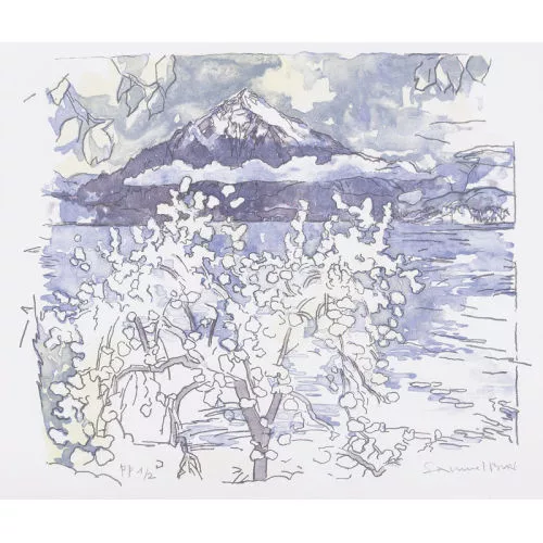 Samuel Buri — Niesen und Thunersee.