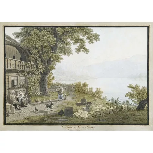 Samuel Frey — "Oberhofen au Lac de Thoune".