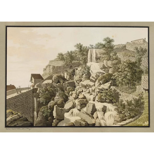 Samuel Frey — "Cascade près de St-Saphorin".