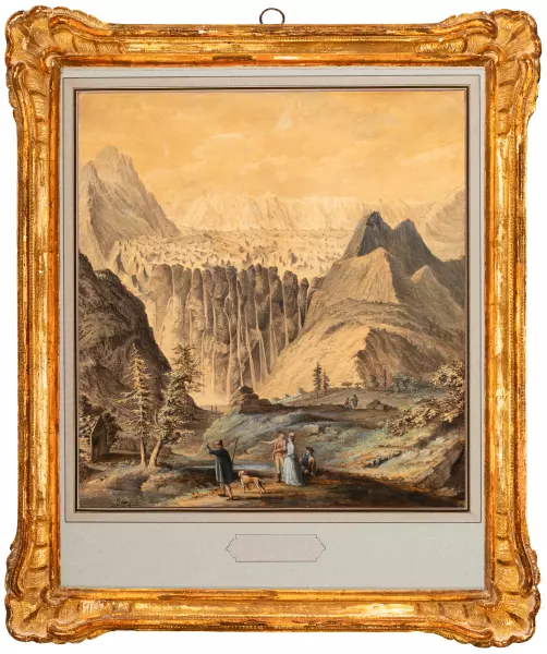 Ansicht des Geltengletschers im Lauenental