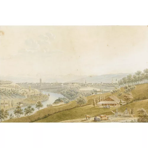Samuel Weibel — Vue de la Ville de Berne.