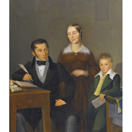 Biedermeier-Familienporträt