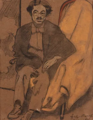 Sebastian Oesch — Sitzender Mann, 1916