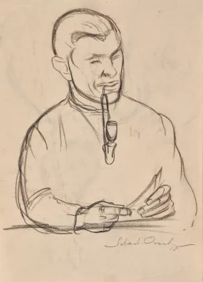 Sebastian Oesch — Lot von 3 Studienblättern, 1918