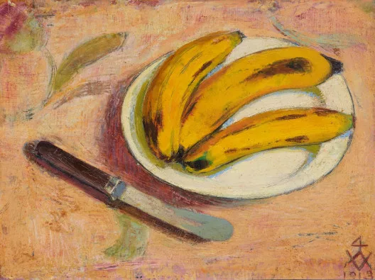 Sebastian Oesch — Stillleben mit Bananen, 1913