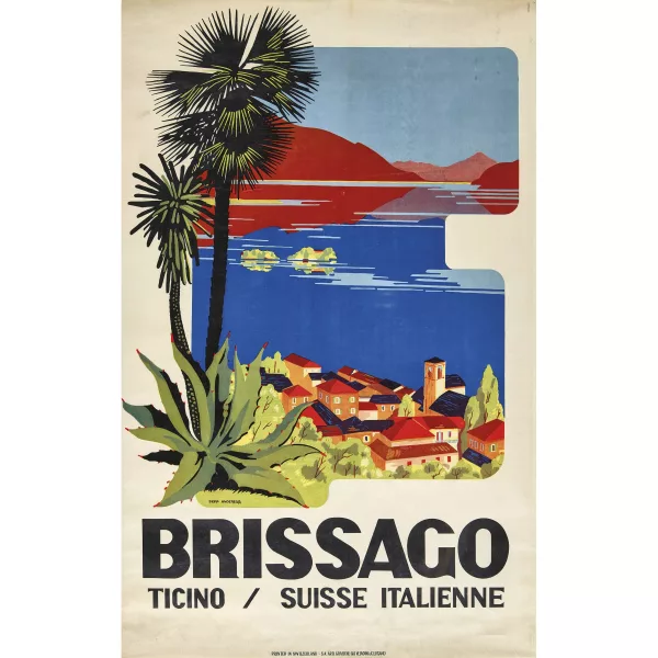Sepp Anderegg — "Brissago Ticino Suisse italienne".
