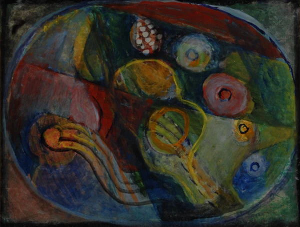 Serge Brignoni — Composizione ovale, 1983
