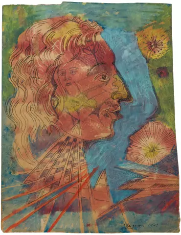 Surrealistischer Kopf, 1941