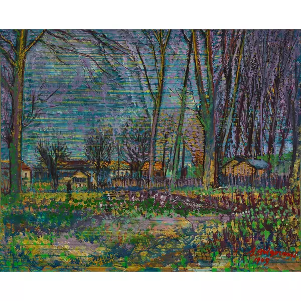 Landschaft am Dorfrand