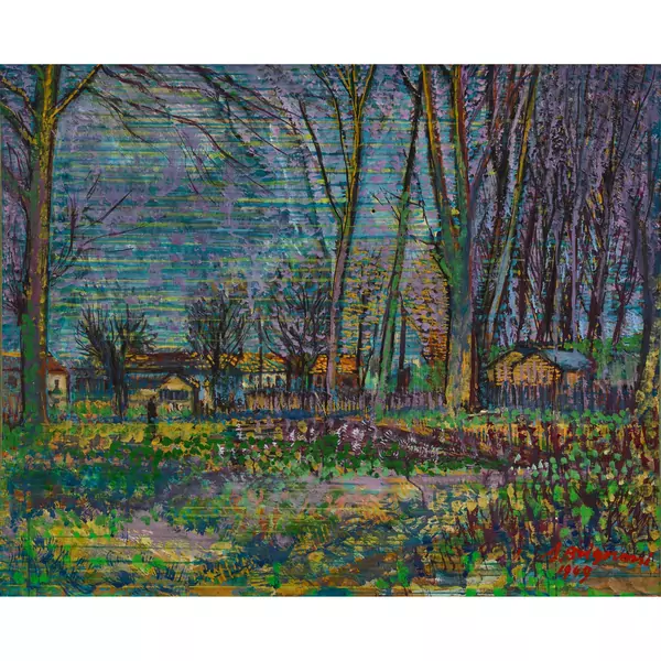Landschaft am Dorfrand