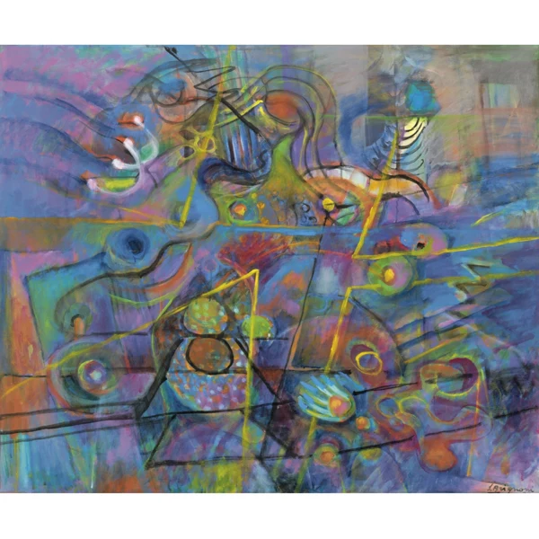 Serge Brignoni — COMPOSITION ABSTRAITE, 1990ABSTRACT COMPOSITION, 1990