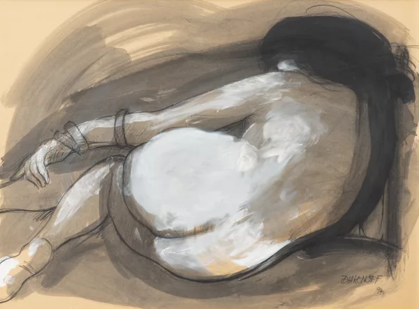 Serge Diakonoff — Nu couché de dos