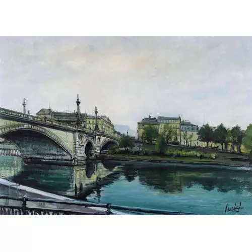 Pont de la Coulouvreni&egrave;re &agrave; Gen&egrave;ve