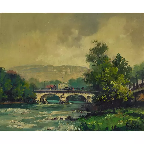 Le pont de Carouge &agrave; Gen&egrave;ve