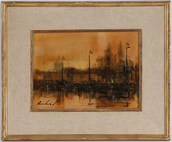 Sergio Cecchi &mdash; Sergio Cecchi (1921-1986), Le pont du Mont-Blanc
