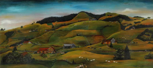 Sibylle Neff — Appenzeller Landschaft, 1967