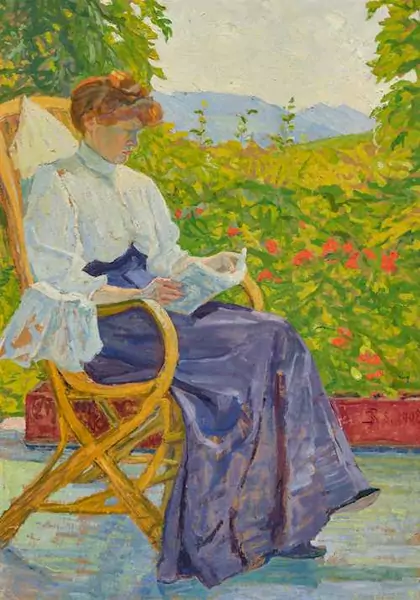 SIGISMUND RIGHINI — In the shade. 1908. — Koller Auktionen