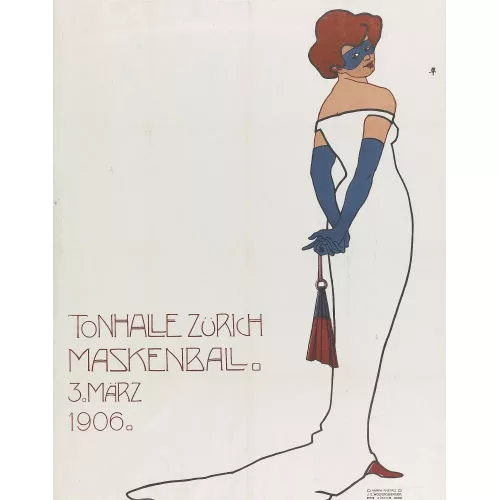 Sigismund Righini — "Tonhalle Zürich, Maskenball 1906".
