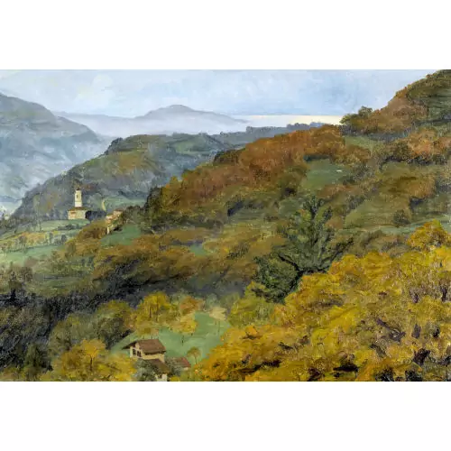 Herbstliche Tessiner Landschaft bei Beride