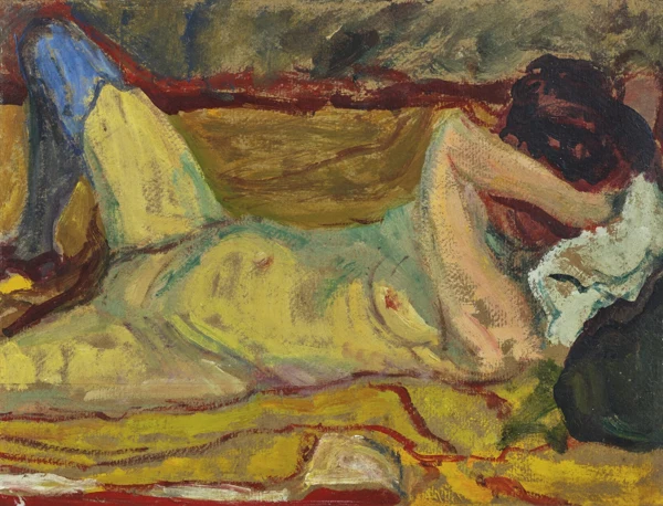Sigismund Righini — Liegender Akt